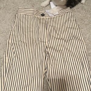 Topshop Flared Stripe Pants
